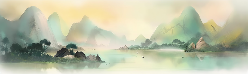 水彩山水中国风复古背景图,插画/手绘图,插画/手绘图库,插画/手绘图下载,插画/手绘
